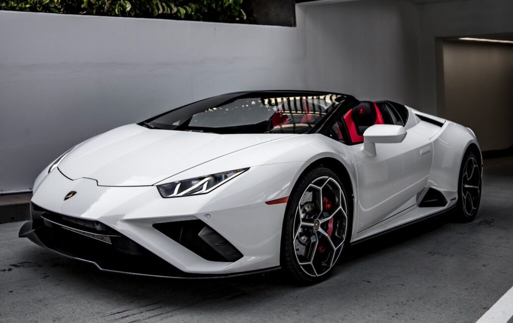 Luxury sports car from the Unique Ride LA website